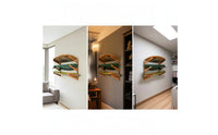 Bamboo Surfboard Rack Wooden Surfboard Display Rack Space-Saving Board Stand Organizer Secure for Living Room