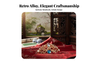 Chinese Traditional Hair Accessory Elegant Design Chinese Hair Crown Vintage Hairpiece Intricate Detailing Vintage Bridal