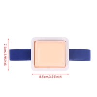 Wearable Puncture Training Pad with Straps Adjustable Puncture Practice Pad Realistic Training Aid Soft for Medical Trainees