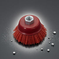 Derusting Abrasive Cup Brush Dense Bristles Angle Grinder Brush Surface Grinding Shop Tool Part