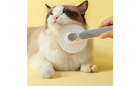 Easy to Clean Dog and Feline Deshedding Brush Deep Hair Removal Self Cleaning Slicker Brush Skin-Friendly Pet Hair Remover Comb