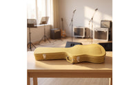 ST Guitar Case Contoured Sturdy-Encasement Guitar Case Shock-Resistant for Guitarists, Artists, Travel, Stage, Rehearsal Rooms