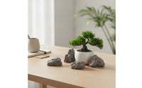 12 Pieces PU Foam Rock Model Rough Textured Foam Rock with Lichen Decorative Artificial Stone Lightweight Decor Irregular