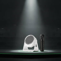 Wireless Bluetooth Speaker with Handheld Audio Input Multi-Function Speaker with Phone Stand Compact Karaoke Machine Hands-Unrestricted for Streamers