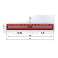 Screws and Knobs 8-Inch Easy to Install Telescope Mounting Aluminum Alloy Plate