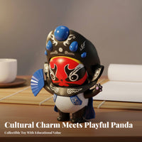 Sichuan Opera Face Changing Doll Interactive Panda Face Changing Toy Bright Colors Bian Lian Doll for Children, Collectors, Fun Time, Desktop, Office