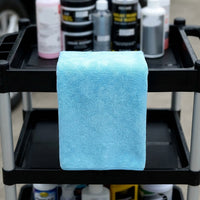 Super-Fine Microfibre Cloth and Car Drying Towel, 30x70cm Quick Dry Towel with Hook Border, 21 Ply Combed Yarn for Car Washing and Household Use