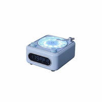 Aurora Projection Vinyl Player Design Light Display Unit Water Wave Effect Multifunction Speaker Timepiece Multifunctional Night Light Multi-Functional for Gift Givers, Young Adults, Bedroom, Relaxation, Parties, Living Room