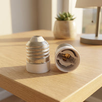 Rated Current 3A E27 to MR16 Adapter for Home Lighting, Flame Retardant Material E27 to G5.3 Adapter, Single LED Bulb Adapter, DIY Extension Lamp
