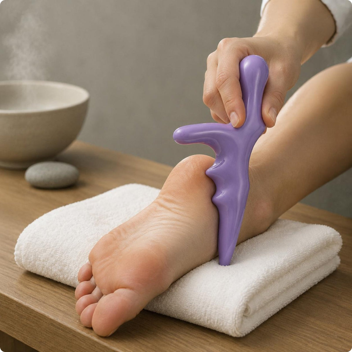 Handheld Foot Massager Ergonomic Wellness Accessory Compact