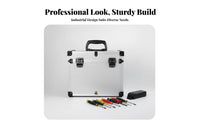 Hard Instrument Case with Foam Multipurpose Portable Drone Carrying Case Aluminum Tool Box Sturdy Duty Portable Tool Box