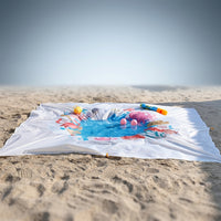 Picnic Blanket and Camping Mat for Outdoor Fun, Waterproof Mat and Beach Blanket for Baby Swimming, Square Polyester Baby Paddling Pool, Large