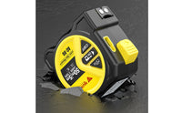 2-in-1 Laser Tape Measure Retractable Digital Tape Measure with Laser Handheld Tool Compact for Carpentry