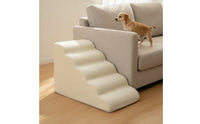 Foam Pet Stairs Stable Pet Stairs with Removable Cover Lightweight Steps for Cats