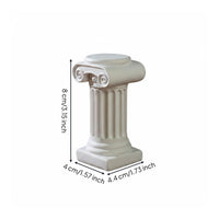 Tabletop Angel Figurine Detailed Design Angel Figurine Roman Column Statue for Shelf Display