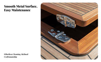 316 Stainless Steel Hinge Symmetrical Boat Compartment Door Hinge Building Hardware Rustproof Mirror Polished