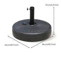 Umbrella Water Base Weatherproof Fillable Water Tank Base Patio Umbrella Stand Portable Long-Lasting for Poolside, Beach