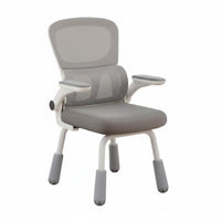 Ergonomic Design Adjustable 4-Leg Task Chair High Back with Headrest Study Seat Support Household Furniture Easy Assembly for Teenagers, Home Users, Office Workers, Dormitory, Bedroom
