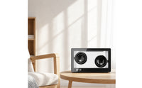 Bluetooth Transparent Speaker Dual-driverDriver Speaker with Clock Compact Gadget Portable for Nightstand