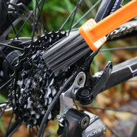 3-Sided Bristles Cycle Chain Brush Easy To Use Bike Gear Cleaning Brush for Cyclists