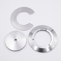 Light Shade Component Set for Kitchen Island, Aluminum Light Fitting for the Living Area, Hanging Lights with E27 Lamp Lock Ring, E27 Screw Kit