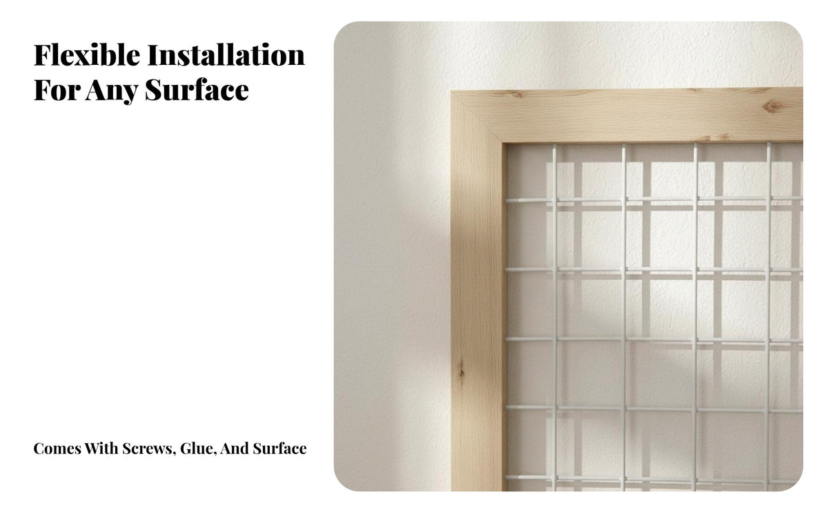 Space-Saving vertical surfaceMounted lattice Planter Decorative Plant Stand sturdy Home Decoration Easy Installation for Gardeners, Apartment Dwellers, Balcony, Living Room, Hallway, adjacent to unobstructed-frameing