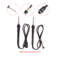Ribbed Strain Relief Soldering Iron Handle Insulated Section Replacement Soldering Handle Attached Power Cord Repair Tool Tapered Body
