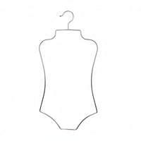 Showcases Garment Shape Swimsuit Body Hanger Elegant Design Body-Shaped Wire Hanger Long-Lasting Swimwear Holder Minimalist Aesthetic for Clothing Boutique Owners, Fashion Enthusiasts, Boutiques, Window Displays, Photo Studios, Walk-in Closets