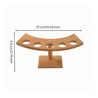 Sushi Hand-Roll Stand Bamboo Temaki Hand Roll Holder Temaki Stand Stable Tableware Easy to Clean for Home Hosts, Omakase Dining
