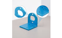 Motor Mounting Bracket Adjustable L-Shaped Motor Mount Metal L-Shaped Bracket for Hobbyists, RC Models, Robotics