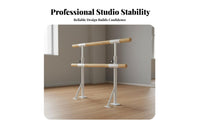 Floor Mounted Dance Barre Steel Core Adjustable Dance Barre Strong Support Adjustable Height Dance Bar for Dancers, Stretching Discipline Studio