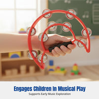 Orff Percussion Tambourine Ring, Multi-Color, Party, KTV, Fun Accessory
