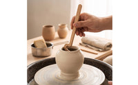 Pottery Shaping Tool Wooden Wheel Trimming Tool Professional Loop for Potters