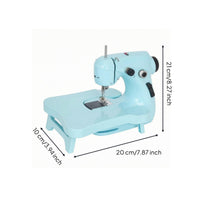 Foot Pedal Tabletop Sewing Machine Carrying Handle Compact Sewing Machine