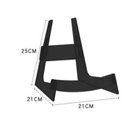 Floating Effect Acrylic Guitar Stand Stable and Long-Lasting Clear Instrument Display Holder Detachable Design Collapsible Instrument Floor Stand Easy Assembly for Musicians, Studio, Music Storage, Stage Performance