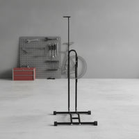 Detachable Upright Cycle Floor Stand Space-Saving Vertical Bike Stand Compact Standing Bike Rack Stable for Cyclists