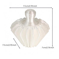 Translucent Pour-over Cone Filter Paper Presser 3D Printed Pour over Filter Press PETG Drink Accessory Frosted