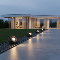 Beam Light with Faux-Rock Body Prewired Rock Light Stone Light Focused Garden Lights Bright for Landscapers, Yard, Lawn