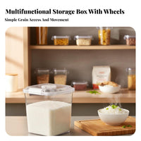 Moisture-Proof Rice Storage Container Large Capacity Airtight Food Storage Container Heavy Duty