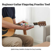 Beginner Friendly Guitar Chord Guide Learn Chords Easily Guitar Chord Presser Easy to Use for Beginners, Kids, Self-Study