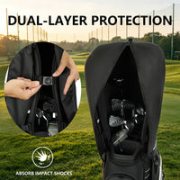 Waterproof Golf Club Bag Cover with Dust Protection