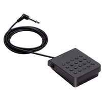 Compact Sustain Pedal with Angled Plug Slim Keyboard Sustain Pedal Non-Slip Foot Switch with Cable Wired for Keyboardists, Pianists, Home Practice, Stage, Studio