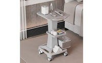 Beauty Device Cart Mobile Beauty Salon Trolley Compact Rolling Salon Trolley for Estheticians, Spa Treatment Rooms, Residential Aesthetic Rooms
