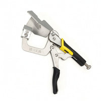 Quick-Clamping Corner Clamp with Spring-Loaded Lever Nickel-Plated Perpendicular Clamp with Screw Adjustment Long-Lasting Hand Tool Strong for Cabinet Making