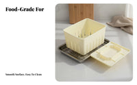 Tofu Press Drainage Design Tofu Press Multi-Functional Soybean Curd Press for Home Cooks