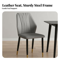 Modern Minimalist Design Cushioned Backrest Side Chair Light Luxury Aesthetic Padded Backrest Chair Soft Upholstered Padding Home Seating adaptable Use for Restaurant Owners, Homeowners, Interior Designers, Dining Room, Kitchen, Cafe