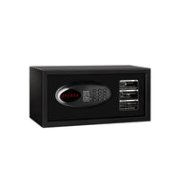 Compact Steel Safe with Keypad Matte Digital Lock Box for Hotel Rooms
