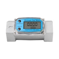 Impeller Stream Meter with Digital Screen Display Electronic Fuel Stream Meter with Digital Screen Display Compact for Liquid Measurement