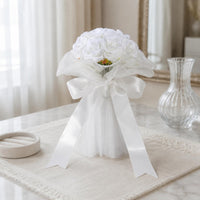 Tulle Bloom Arrangement Elegant Wedding Arrangement Easy to Bend for Brides