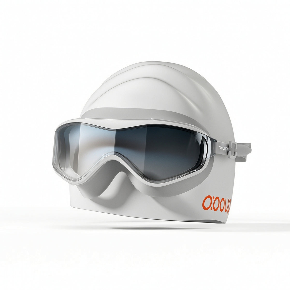 No Leak Swimming Goggles with Swim Cap Mirror-Coated Eyewear Set Panoramic Eyewear Comfortable for Adults